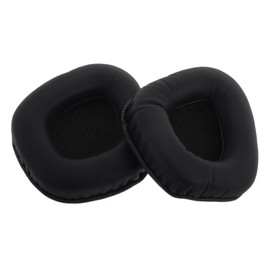 SHOWERORO 2pcs Replacement Earphone Covers Headset Replacement Ear Pads for Headphones Headphone Pads Earphone Ear Pads Headphone Padding Earphone Replacement Cover Protein Skin Black