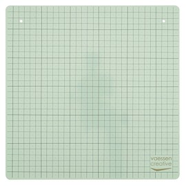 Vaessen Creative Magnetic Craft Mat - 12 x 12 Inch Mint - Metallic Craft Mat with Ruler and Magnets - for Card Making, Stamping, Embossing, Scrapbooking and Stencil Work