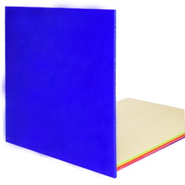 XLNT TECH Acrylic Plastic Sheet (Opaque Blue, 1 Piece, 12 x 12 Inch, 0.118" Thick),Cast Acrylic Sheet for Signs, DIY Projects.
