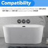 BOUYAO 81428 Bathtub and Shower Knobs 3 Piece Replacement Kit