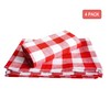 Red and White Buffalo Plaid Kitchen Farmhouse Tea Accessories Dish
