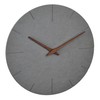 TFA Dostmann Modern Concrete Look Wall Clock 60.3071.10 with Silent