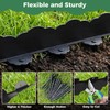 50 FT Landscape Edging Border with 75 Spikes, 2.8 Inch