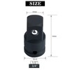 1/2 to 3/4 Adapter- 1/2" Square Adapter Drive Female, 3/4"