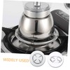 TEHAUX 5pcs Round Stainless Pot Stand Non Slip Gas Stove