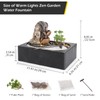 Dyna-Living Water Fountains Indoor Small Tabletop Water Fountain Waterfall Fountain