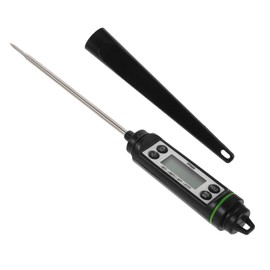 CORHAD High Accuracy Digital Meat Thermometer with Protective Cover Instant Read Temperature Sensor for Grilling Baking Candy Making Compatible with Oven and BBQ Smoker Night Friendly