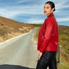 BRICK LANE Timeless Design Leather Jacket for Women | Genuine
