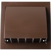 LIRAST 4 inch Outdoor Dryer Vent Cover Brown - ABS