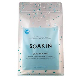 Soakin Dead Sea Bath Salt 1KG - Soothe, Soften, Hydrate & Exfoliate Dry or Itchy Skin.