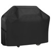 Grill Cover with Hook and Loop Straps and Adjustable Drawstring