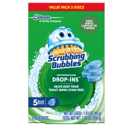 PACK OF 8 - Scrubbing Bubbles Toilet Cleaner Drop Ins 5CT