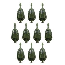FLADEN Fishing - 10 x FEEDERS - Standard Cross X Inline Fishing Feeders 20g and 45g Bulk Packs - Great For Use With a Wide Range of Groundbaits (10 x 20g Feeders)