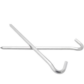 Ruiwaer 6pcs Tent Stakes Heavy Duty Garden Stakes Aluminum Alloy Tent Pegs Outdoor Camping Canopy Nail Ground Pin Tent Accessories