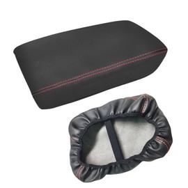 SUNBREATH Compatible with Center Console Armrest Cover for Honda CRV 2022 2023 2024 2025 PU Leather Armrest Storage Box Lids Protector Arm Rest Pad Seat Box Cover