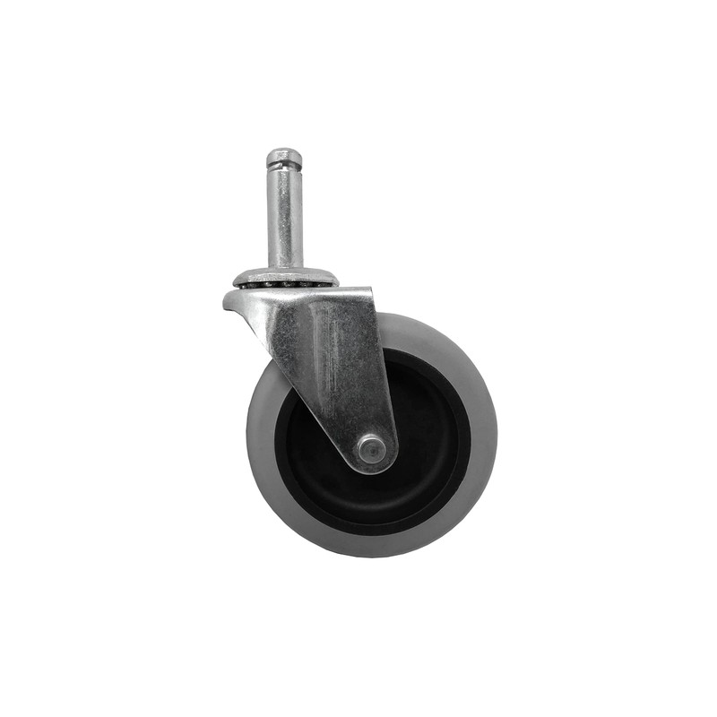 Shepherd 3" Swivel Stem Caster with Soft TPR Tread Rubber