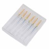 6pcs F1 Endodontic Canal Files Stretchy Metal Portable Rustproof Endodontic