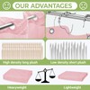 WONICY Extra Long No Hook Shower Curtain with Snap in