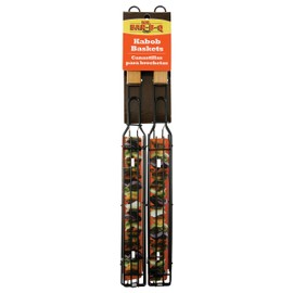 Mr. Bar-B-Q 06075Y 2-Pack Kit, Single Kabob Baskets