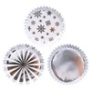 PME Christmas Foil-Lined Cupcake Cases - Metallic Gold & Silver