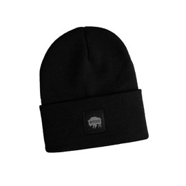 Buffalo Outdoors® Workwear Winter Knit Reflective Work Hat (Black)
