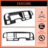 ECOTRIC Double Din Dash Panel Compatible with 1995-2002 GMC Truck