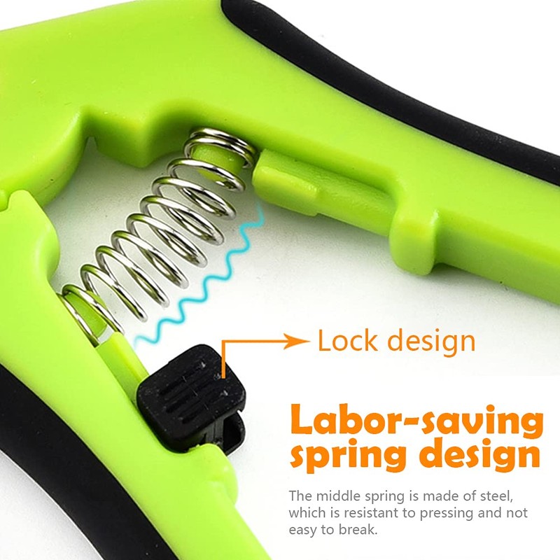 Bostar Small Gardening Pruning Shears Professional Straight Tip for Picking