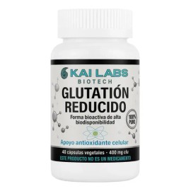 Glutathione Puro Premium 40 Caps Sin Gluten Sin Azucar