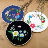 Full Range of Embroidery Starter Kit with Pattern, DIY Cross