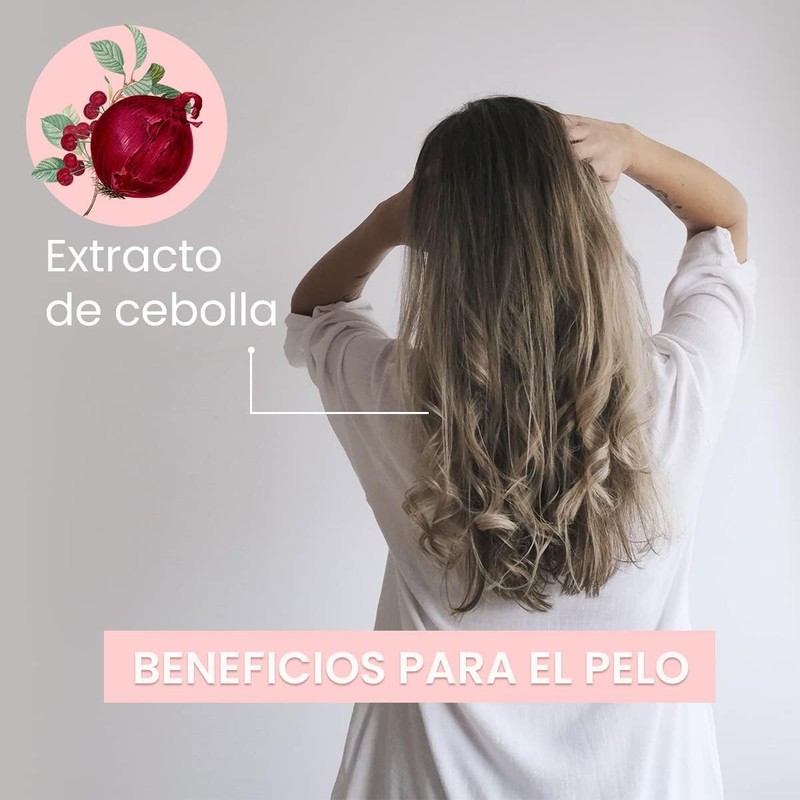 Mi Rebotica Professionelles Zwiebelshampoo für glattes oder gebleichtes Haar, Kirschduft,