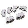 Trichtu Mount 6Pcs Chrome Hand Control Button Switch Cap For
