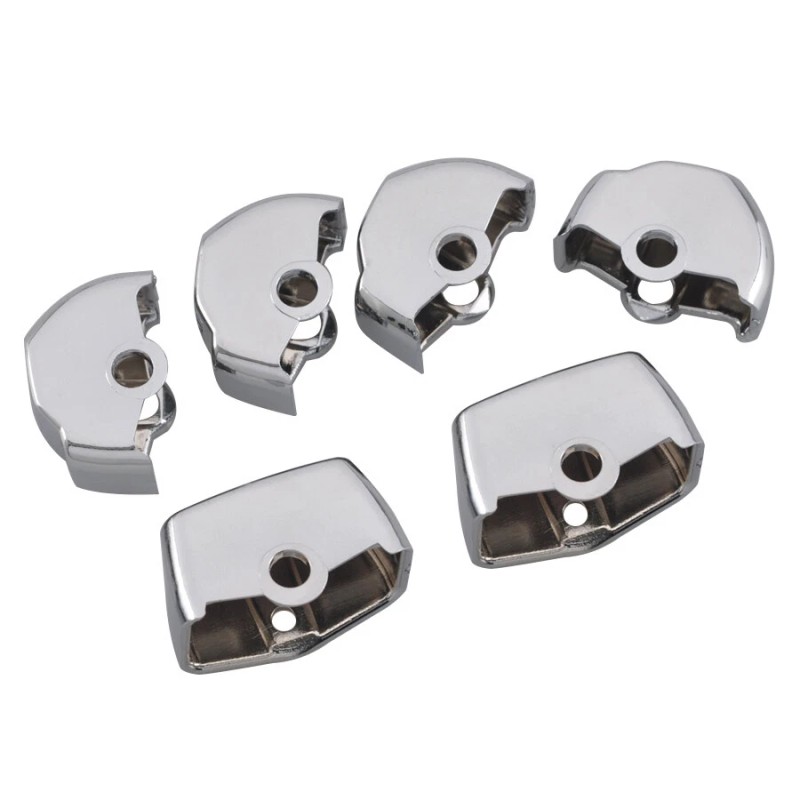 Trichtu Mount 6Pcs Chrome Hand Control Button Switch Cap For