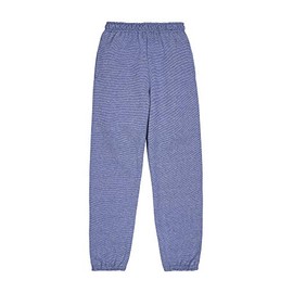 Fruit of the Loom boys Fleece Sweatshirts, Hoodies, & Joggers Sweatpants, Elastic Bottom - Navy Stripe, X-Small US