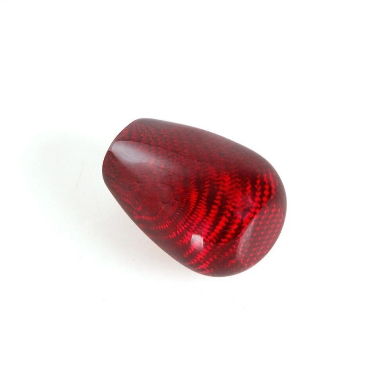 ANNX JDM Universal Red Carbon Fiber Automatic Car Gear Shift