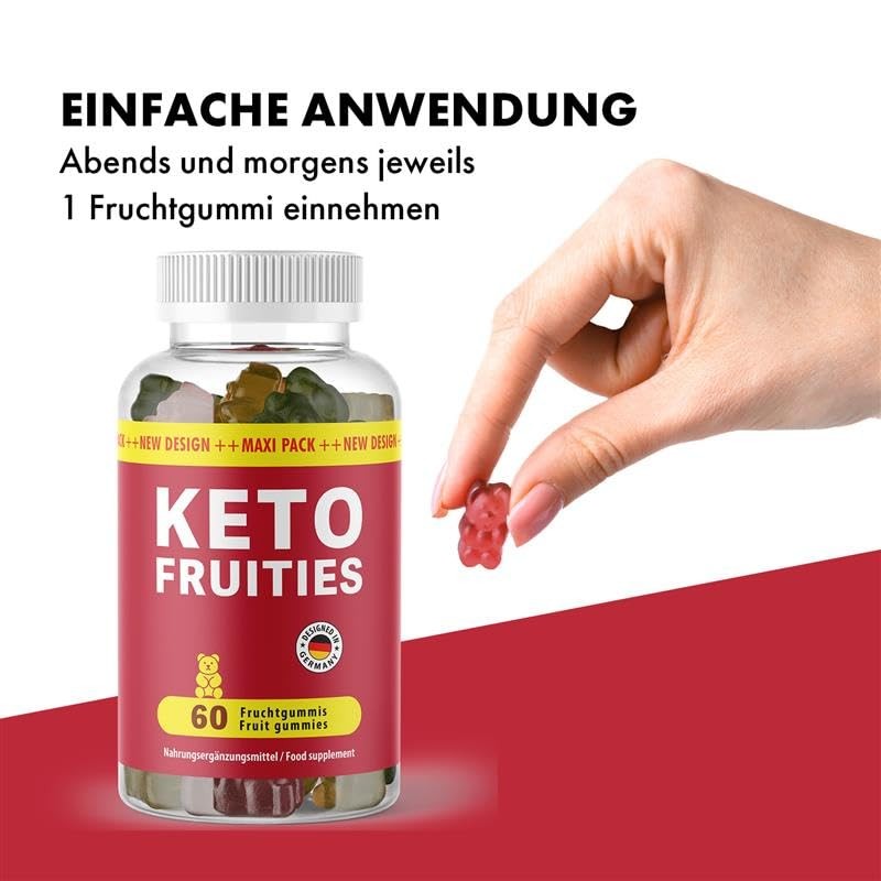 Ketofruities Fruchtgummis | Idealer Begleiter für Ihr Wohlbefinden | Hochwertige