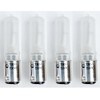 150 Watt 130V BA15d Bayonet Base Frosted JD-Type Halogen Bulbs