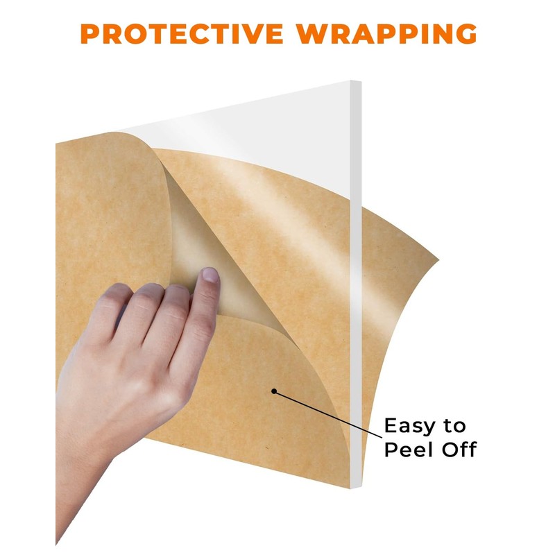 Falken Design Clear Acrylic Sheets - 30" x 50" -