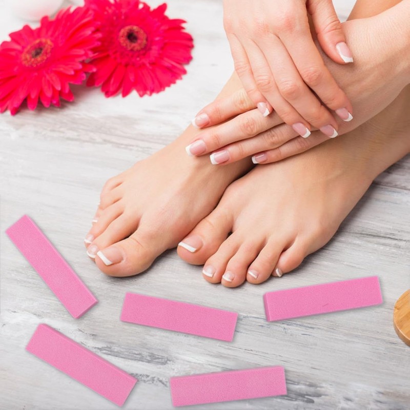 10 Pieces Nail Sanding Blocks Nail Polishing Blocks 4-Sided Manicure