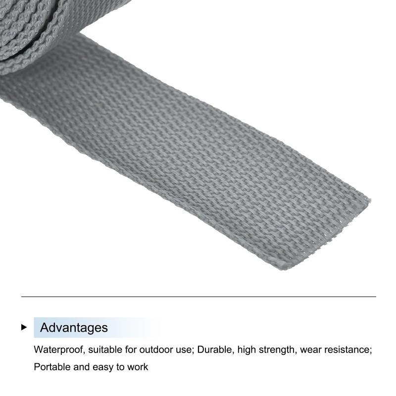 QUARKZMAN Lightweight Polypropylene Webbing 20 mm (0.8 Inch) 10 Yard