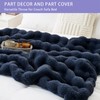 Bigacogo Faux Fur Throw Blanket for Couch, Fuzzy Soft Plush