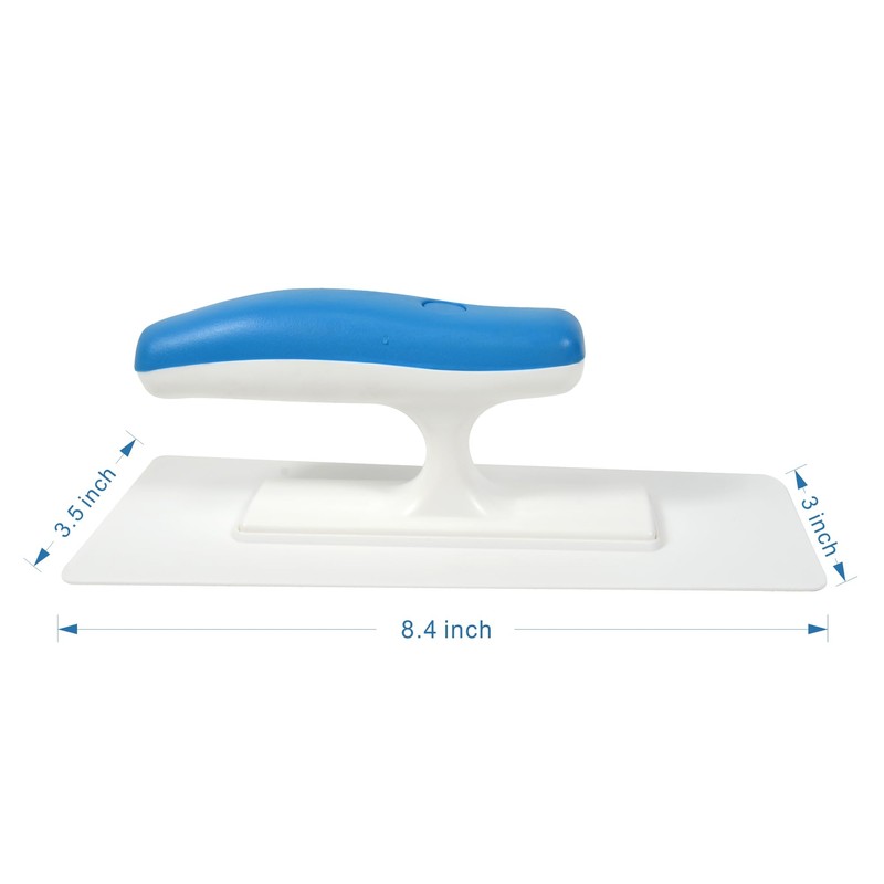 Nichiyo Plastic Trowel with Comfortable Grip Handle, Finishing Trowels, Lightweight