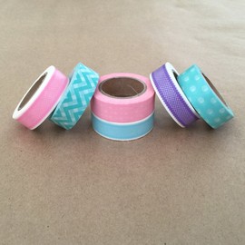 Allydrew Washi Tapes Decorative Masking Tapes, Set of 6, AD89