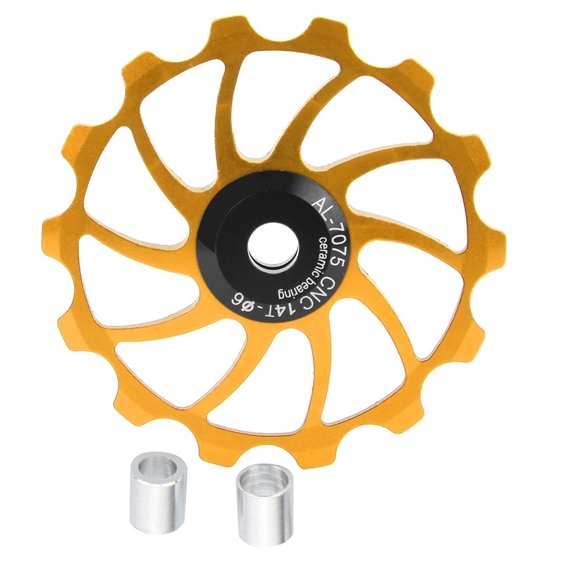 Cycling Bicycle Rear Pulley Bike Guide Roller Pulley Parts 14T