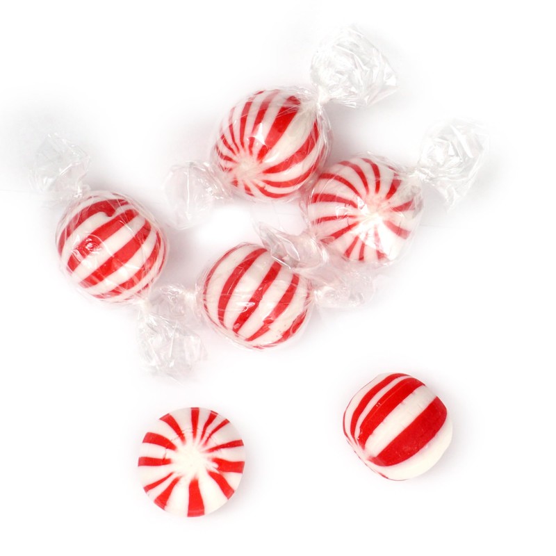 Jumbo Peppermint Balls, 1 Pound Bulk Candy Bag (Approx. 35