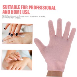 Mikinona 1pair Moisturizing Gel Gloves for Women No-wash Hand for Soft Skin for Home and Color
