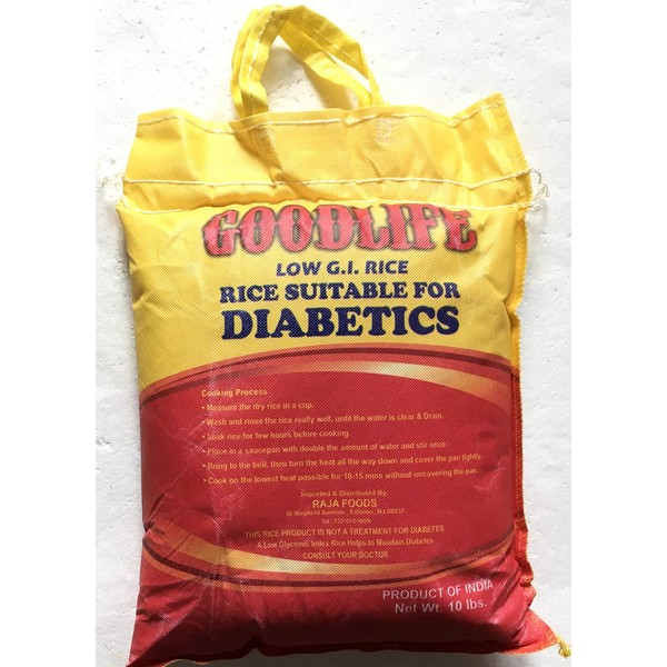 Good Life Low G. I. Rice Suitable for Diabetics - 10 Pound
