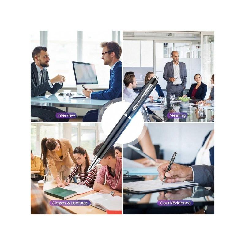 32GB Voice Activated Recorder With Writing Capability - One-Touch Recording,