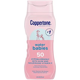 Coppertone Water Babies Non-Irritating Lotion with SPF 50 (Pack of 12)