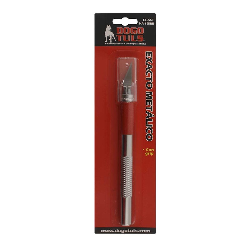 Dogotuls KN1026 Exacto Metálico con Grip de TPR