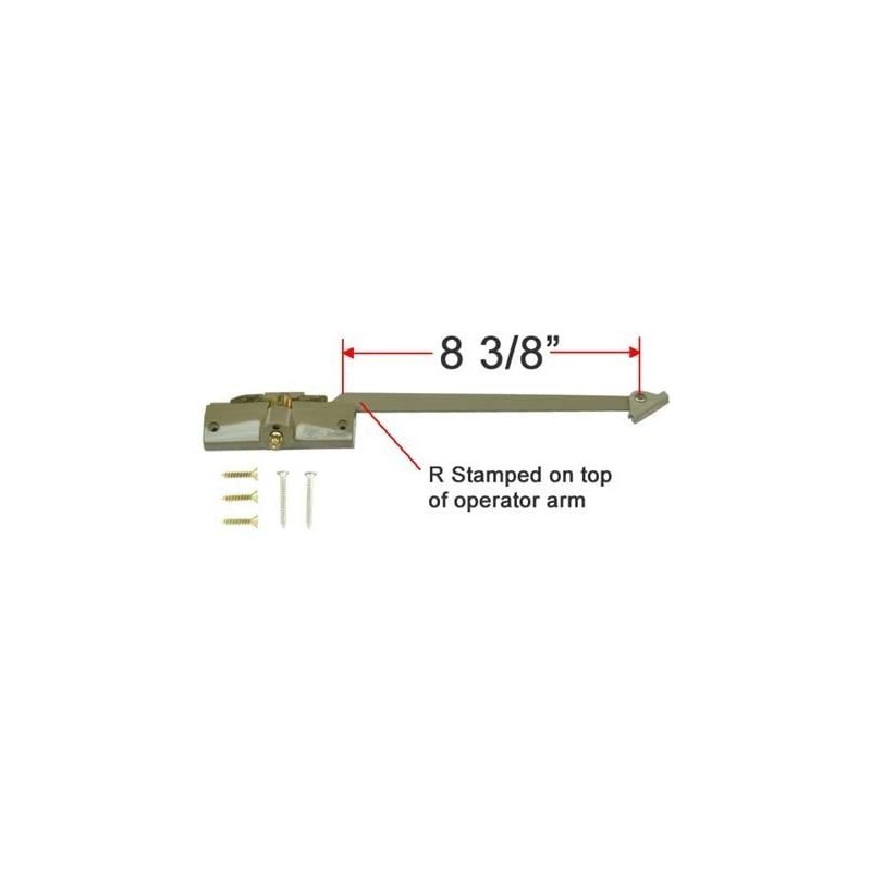 Andersen Straight Arm Operator (Right Hand) with 8-3/8" Arm Length